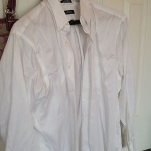 Men's white dress shirt